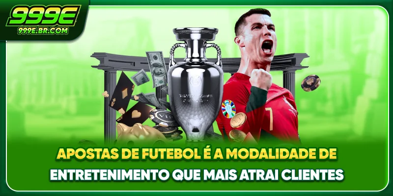 Apostas de futebol é a modalidade de entretenimento que mais atrai clientes