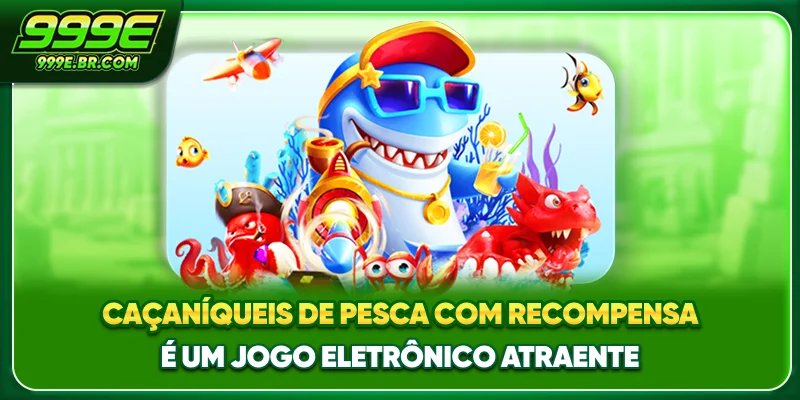 Jogo de pesca com prêmios é um jogo eletrônico atraente