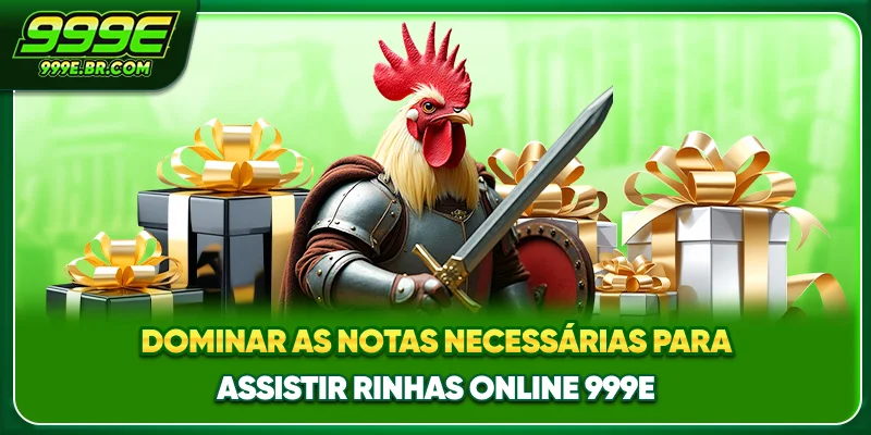 Dominar as notas necessárias para assistir Rinhas online 999E