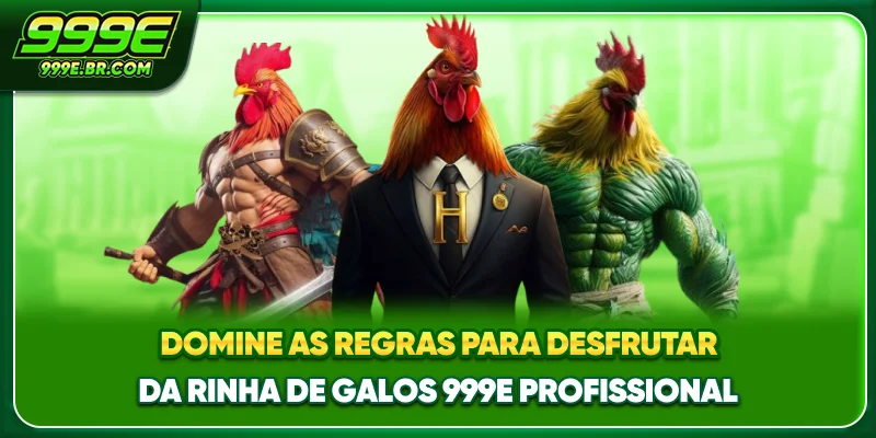 Domine as regras para desfrutar da Rinha de galos 999E profissional